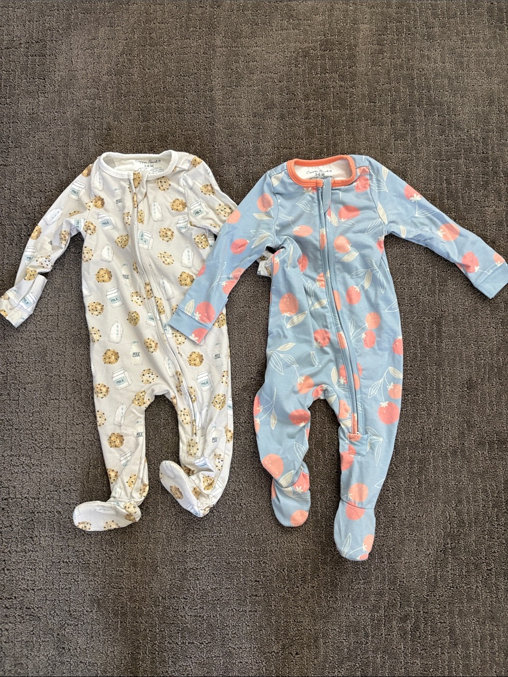 Copper Pearl onesies